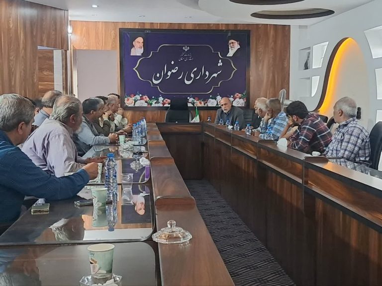 جلسه مدیریت محترم با کشاورزان