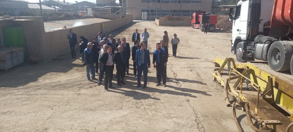 بازدید فرمانداری از کارخانه شکر شاهرود